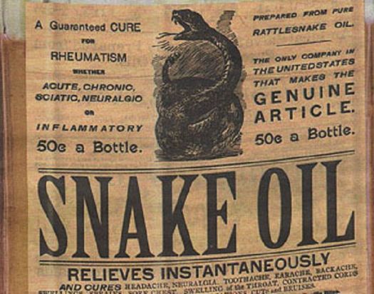 Economic Snake Oil