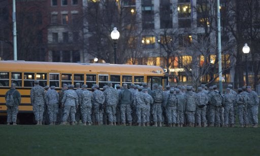 National Guard Staging Area