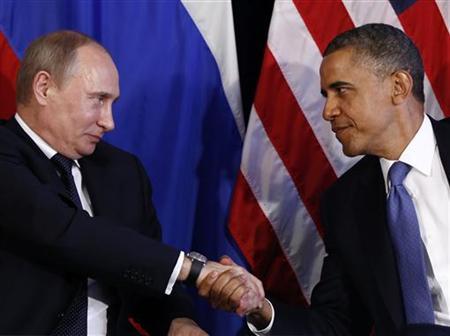 U.S. President Barack Obama meets with Russian President Putin