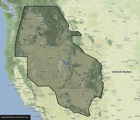 The Safest Areas in America: An Expanded Western Relocation Zone