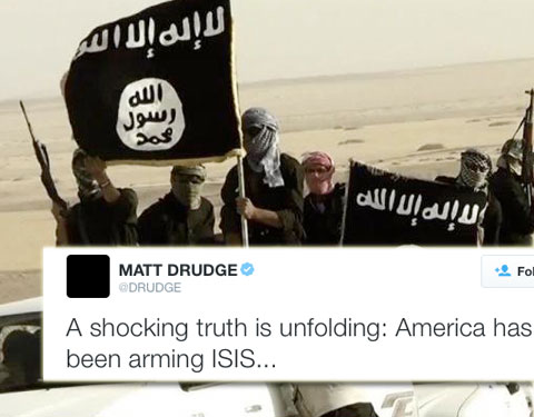 Drudge Sends the Biggest Secret Viral: “America Has Been Arming ISIS”