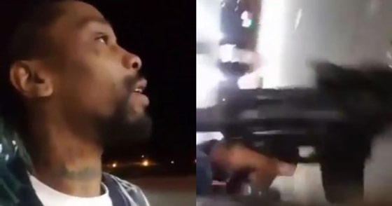 Video: Thug Pulls Assault Rifle on Trump Supporter Over MAGA Flag: “Let me show you what’s gon’ happen!”