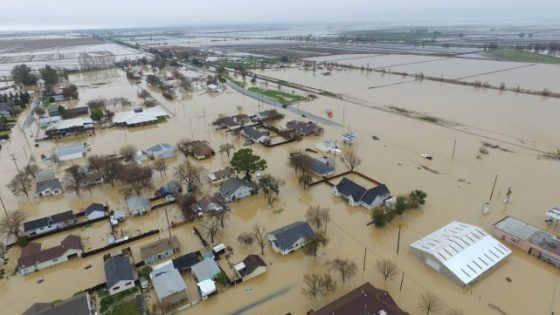 Maxwell, California flooded 2017