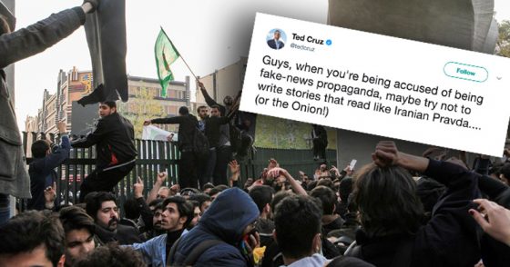 Backlash As CNN Provides Pro-Iran Regime Coverage Amid Widespread Anti-Government Protests