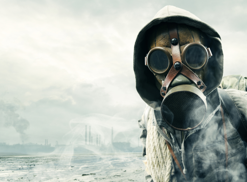 gas mask nuclear attack