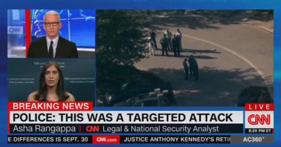CNN Blames Trump For Newspaper Shooting That Had Nothing to Do With Him