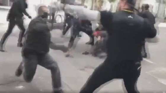 Street Fight: Watch Violent ANTIFA Rioter Get Knocked Out Cold