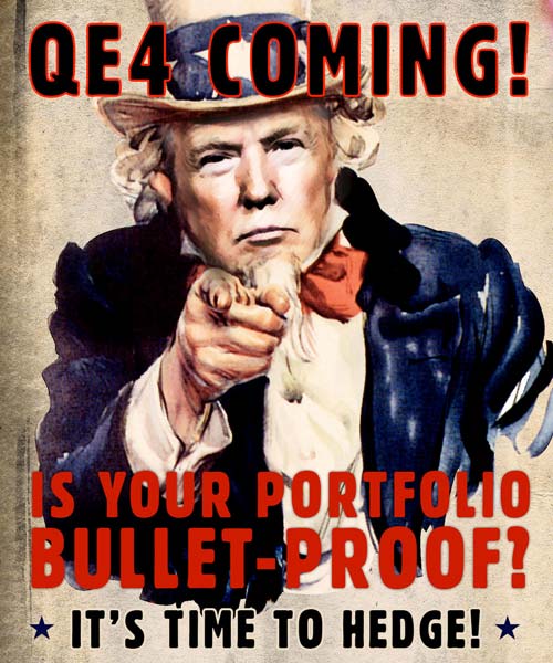 Crush The Street - QE4 Coming! Is Your Portfolio Bullet-Proof?