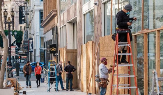 Cities Across The Country Board Up Windows Ahead Of The Election Boardedup-e1604145930653