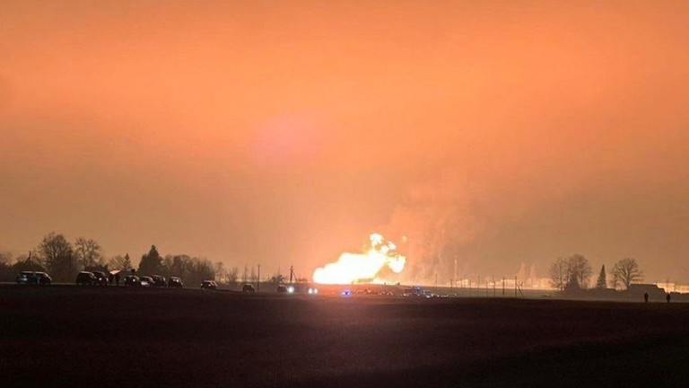 Baltic Gas Pipeline Explodes